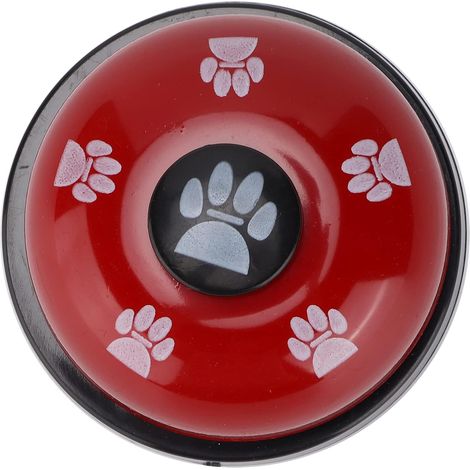 Cloches d'entraînement pour Animaux de Compagnie, Cloche d'entraînement au Pot pour Chien Cloche d'agilité pour Chien pour animalerie Domestique(Couverture Rouge sur Noir) (1/5)