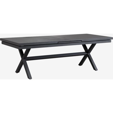 Mesa de jardín rectangular extensible en aluminio Karena SKLUM 240 - 300 x 100 cm (1/5)