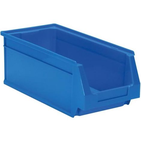 Perel – Bac à bec empilable 336 x 160 x 130 mm – Polypropylène bleu – Capacité 4,8 L pour rangement efficace – Compartiment étiquettes - TG253 (1/2)
