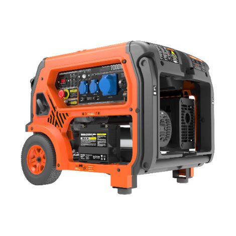 Groupe électrogène 7000W monophasé 230V – Démarrage électrique – Moteur 439cc – Autonomie 14.7H – Réservoir 28L – Genergy (1/4)