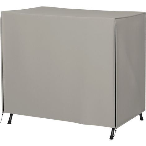 Housse pour balançoire de jardin Protectrice Imperméable avec protection solaire, Oxford, gris, 177 x 114 x 152cm