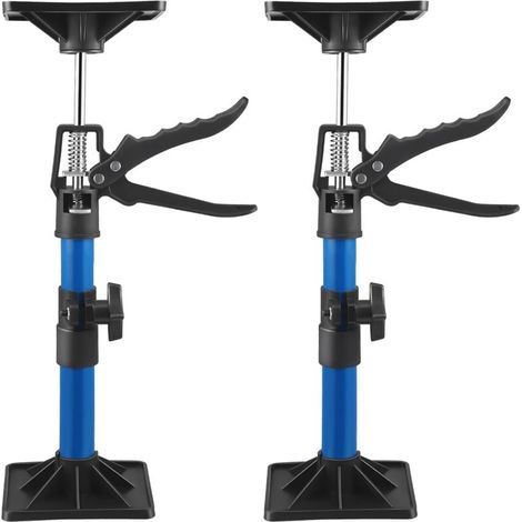 Teleskopstütze, 2-teilig, verstellbare Halterung 30-59 cm, Rahmenspanner, maximale Belastung 40 kg, für Deckenmontage, Gipskarton, Schränke, Türrahmen (30-59 cm) (1/5)
