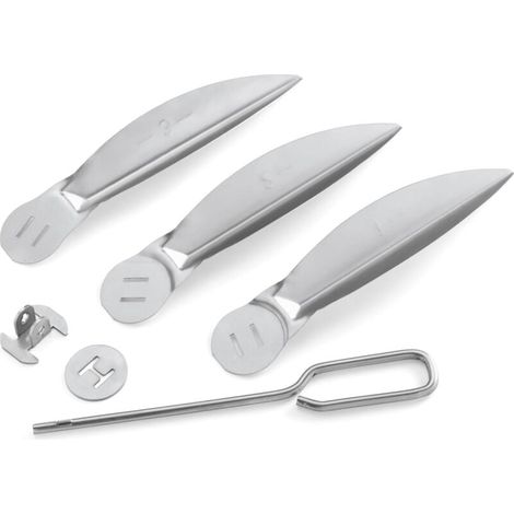 Kit de nettoyage One-Touch Weber 22-1/2" pour barbecue, argent (1/4)
