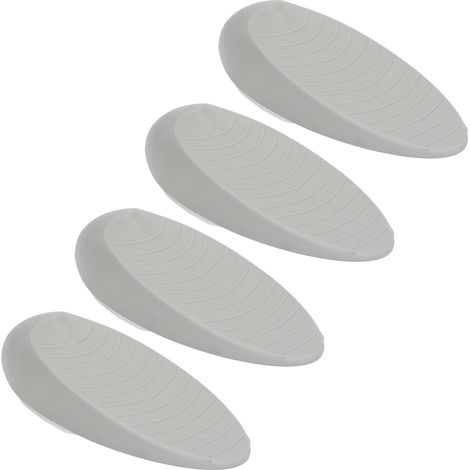 4 Cale de Porte en Caoutchouc Silencieuse, Bloque-Porte Portable Anti-Bruit, Sans Percage, Idéal Sol Brillant, Lot de 4 (1/5)