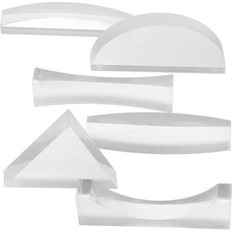 Yardwe Juego de 6 Lentes Ópticas Acrílicas Concaves et Convexas (1/5)