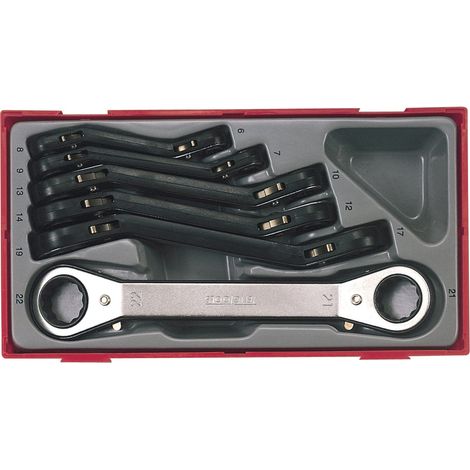 Teng TTRORS - Set di chiavi a cricchetto, 6 pz.