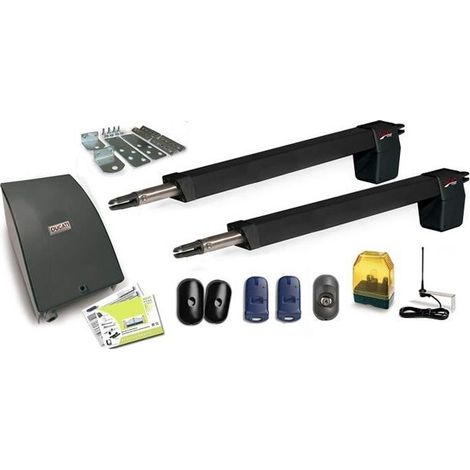 DUCATI HC812-400 automatisme kit motorisation pour portail battant maxi 3,5m -350kg chaque vantail ouvre portail