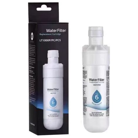Sollbry Lot de 2 LT1000P Filtre À Eau pour Réfrigérateur ADQ747935, Remplacement pour LT1000P/PC/PCS, MDJ64844601, ADQ74793501, ADQ7479350(185.55.5cm) (1/4)