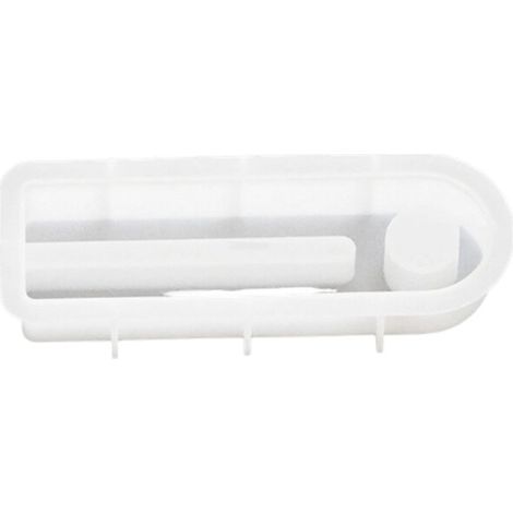Stampo in silicone moderno a tema pasquale, con ritaglio a forma di D.