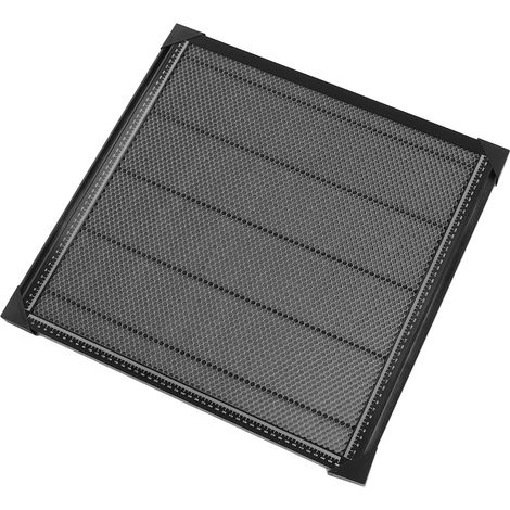 Laserschneidtisch aus Aluminium, rostbeständig, schnelle Wärmeableitung, Graviertisch mit 2 schwarzen Klemmen (1/5)