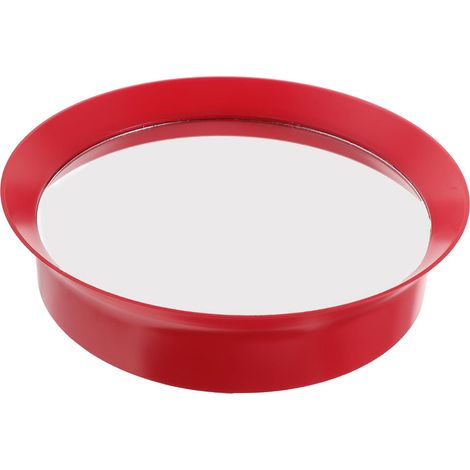 Miroir Convexe Décoratif Rond 314 CM Rouge Élégant pour Salon et Chambre Miroir Grand Angle Mural Amplification Lumineuse et Champ de Vision Élargi Intérieur Polyvalent (1/5)