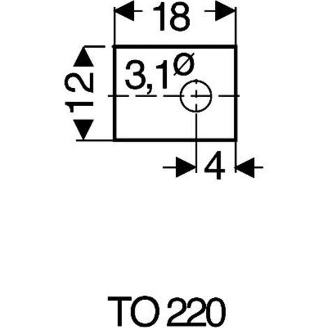 Fischer Elektronik GS 220 P Glimmerscheibe (L x B) 18 mm x 12 mm Passend für (Gehäuseart (Halbleiter