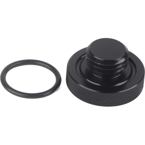 Bouchon de remplissage d'huile moteur en alliage d'aluminium – Capuchon de vis pour Scrambler Street Cup Noir (1/5)