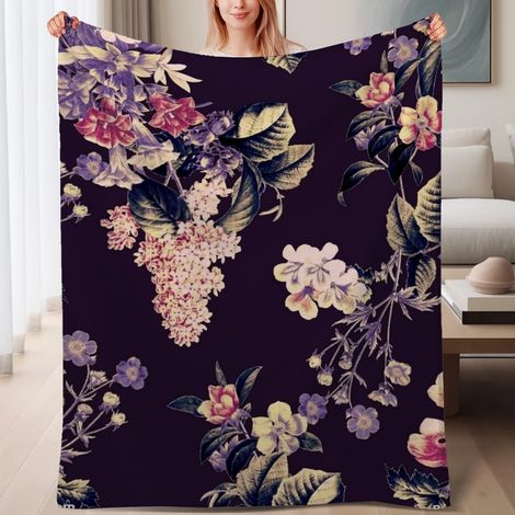 Couverture de lit en polaire, douce et chaude en microfibre toutes saisons, décoration intérieure, cadeau pour femmes et hommes, 6080 pouces (1/4)