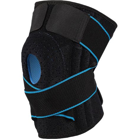 Genouillère - Système De Stabilisation Latérale - Coussinet Gel Rotulien - Réglable - Pour Soulagement Douleur Articulaire Et Activités Sportives - 1 Pièce (1/5)