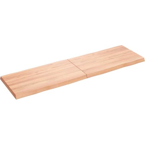 Dessus de table  Dessus de bureau  Plateau de table bois massif traité bordure assortie