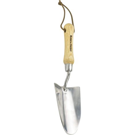 Kent & Stowe Paletta da giardinaggio – Paletta giardino in acciaio inossidabile, paletta giardinaggio con manico in frassino, lunghezza: 33,5 cm (1/3)