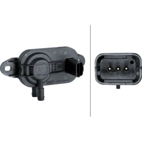 Capteur, pression des gaz échappement Hella 6PP 009 409-571 CITROËN 13627805472
