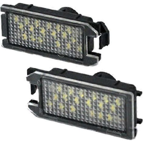 2 éclairages de plaque d'immatriculation LED pour voiture, compatibles avec les modèles 500 et 500C. (1/5)