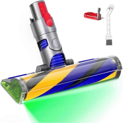 Tête de rechange pour aspirateurs sans fil V8, V10, V11 et V15 : tête à rouleau souple pour tapis fins et parquets. (1/5)
