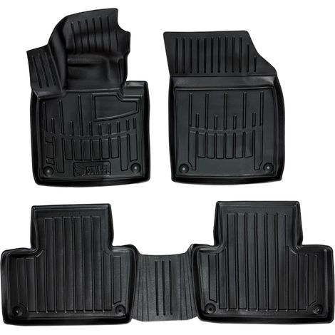 Tapis de voiture Volvo XC90 II à partir de l'année modèle 2014, 1ère et 2ème rangée (1/5)