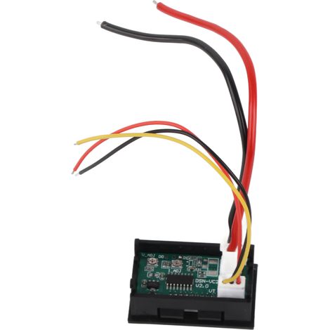Voltmètre Ampèremètre Numérique DC 0-100V 50A avec Affichage LED Rouge Bleu Double (1/5)