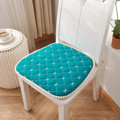 Galette De Chaise 45x43 Lot De 4, Coussins De Siège Antidérapants, Confortable pour Salle à Manger ou Salon (1/4)
