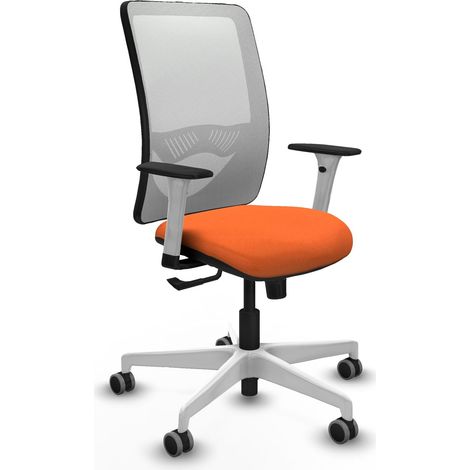 Chaise piqueras y crespo Zulema blanc support lombaire ajustable (1/2)