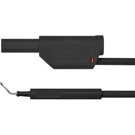 Schützinger Adaptorkabel Schwarz Stecker 4 mm