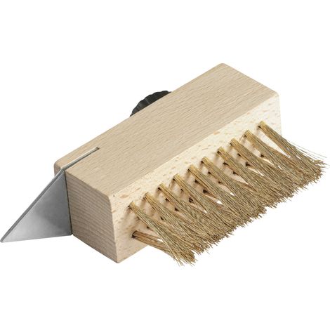 Brosse métallique pour maçonnerie avec grattoir 100 mm Vorstahl (1/3)