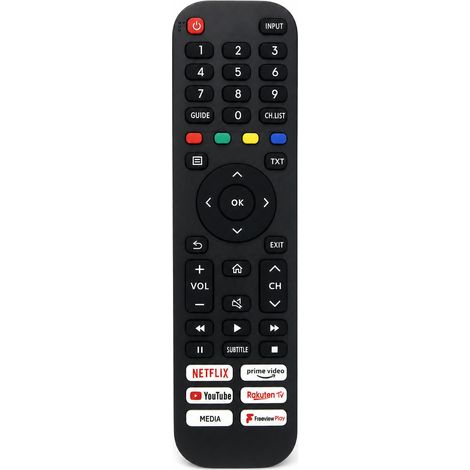 Télécommande TV Compatible avec Hisense EN2Y30H avec Boutons Netflix, Prime Video et YouTube (1/5)