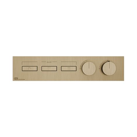 Gessi HI-FI, kit prêt à monter pour thermostat encastré 3/4 haute