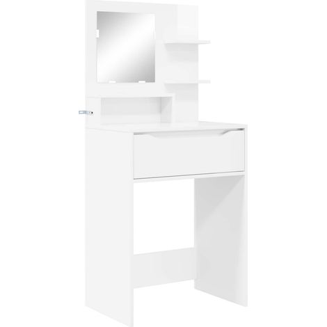 Maison Exclusive - Schlafzimmer-Frisiertische Hochglanz Weiß 80 x (1/5)
