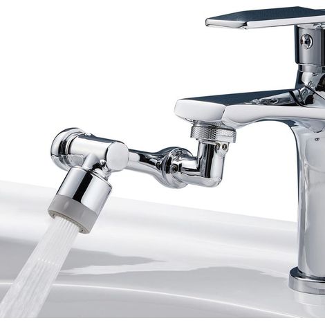 Rallonge de robinet de salle de bain rotative avec économiseur d'eau, aérateurs pivotants 1440 (1/5)