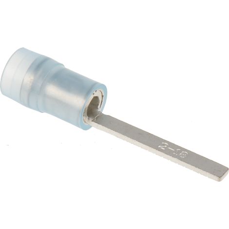 Cosse à sertir type languette, 2.2mm x 0.8mm, Bleu 14AWG 2.5mm² 16AWG 1.5mm² Non-Enveloppé (1/2)