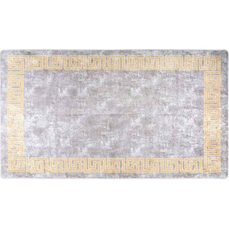 Maison Exclusive - Teppich Waschbar Grau 190x300 cm (1/5)