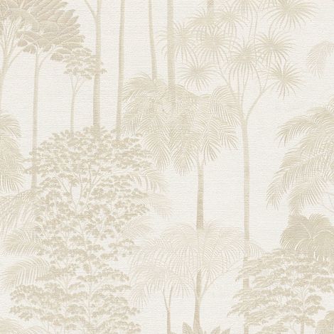 Vliestapete - Cuba II - Beige Botanical Dschungel A.S. Creation - 791621 (1/5)