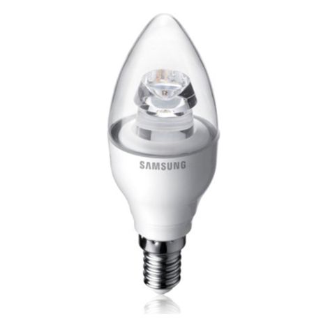 Samsung Lampadina a LED candela E14 3,2 W equivalente 15 W, 160 lumen, colore 2700 K bianco caldo