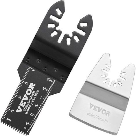 Lames pour outil oscillant universelles à dégagement rapide -30 pièces - 8 types de lames (1/5)