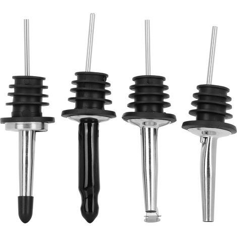 4-teiliges Weinausgießer-Set aus Edelstahl 304, Barzubehör zum Servieren von Getränken (1/5)