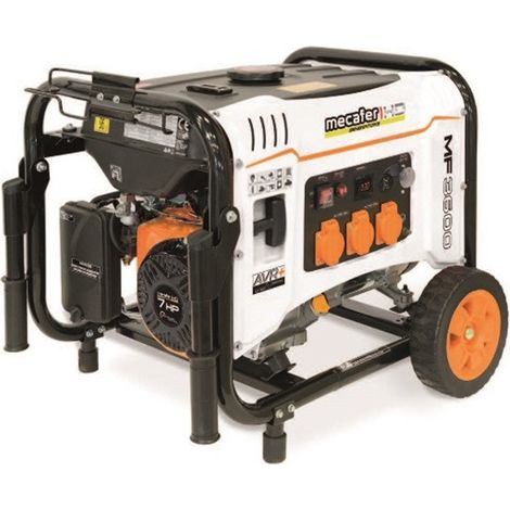 Mecafer – Groupe électrogène 3100W 4 temps 7HP 210cc – Système Easy Start – Autonomie 10h – 2 prises USB + 3 prises 230V – Technologie AVR PLUS (1/3)