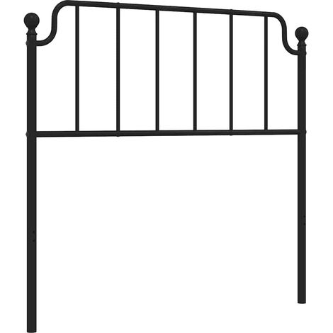 vidaXL Testiera di Ricambio in Metallo Nero 100 cm (1/5)