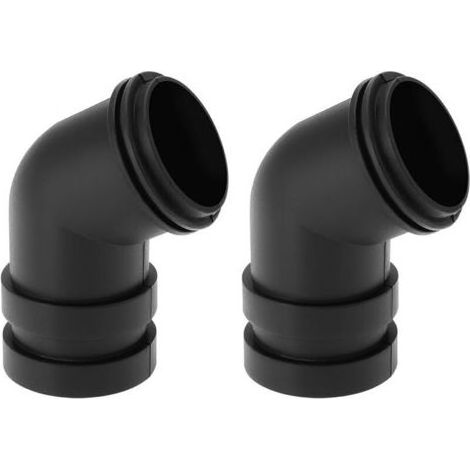 2 x Plastic Elbow Adapter Belt Sander Compatible with Makita 9403 Replacement Part 416497-7 Black (1/5)