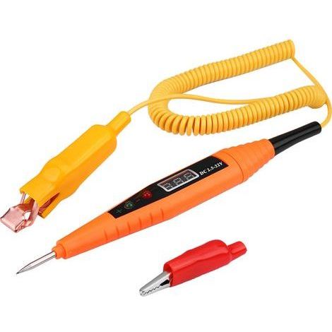Digitaler Schaltungstester, LED-Taschenlampe, Kfz-Teststift, hochpräzise Schnellprüfung für Anhänger, Transporter, Wohnmobile, Motorräder (1/5)
