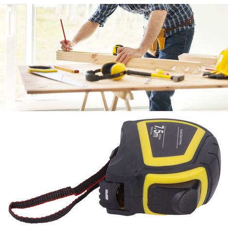 Luban einseitiges Lineal 7,5 m x 25 mm, hochpräzises Feng-Shui-Lineal, Dinglan-Lineal, 7,5 m Stahlmaßband zum Messen von Verbindungskästen. (1/5)
