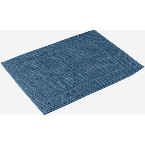 Antirutsch-Badeteppich aus Baumwolle 50x70 Victor - Blau (1/4)