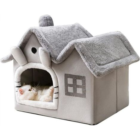Luxury Double Bed for Dogs and Cats, Foldable, Warm, Soft, Made of Highly Elastic 30D Memory Foam, Removable Seat Cushion, and Non-Slip Bottom (1/5)