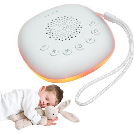Machine à sons apaisants, aide au sommeil portable pour enfants - Tétine d'aide au sommeil rechargeable par USB pour la chambre, la crèche, les voyages, la salle de méditation, l'hôpital (1/5)
