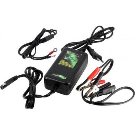 Chargeur de batterie moto Lithium 12V 2AH – Charge lente pour batteries VRLA – Classe d'isolation IP65 – Dimensions 168x65x38MM – Skyrich