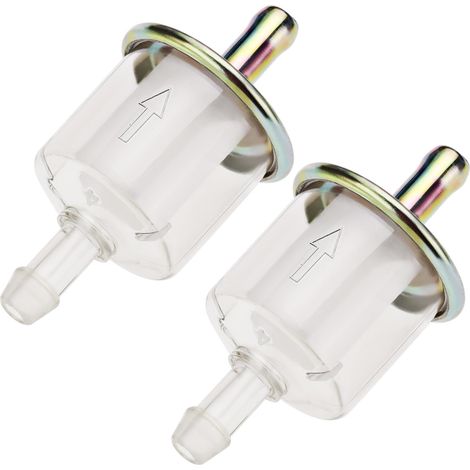 2 Pièces Filtres Carburant Cartouche en Ligne pour Tuyau 8mm Compatible avec Countax/Westwood/Hayter Pièces Tondeuses (1/4)